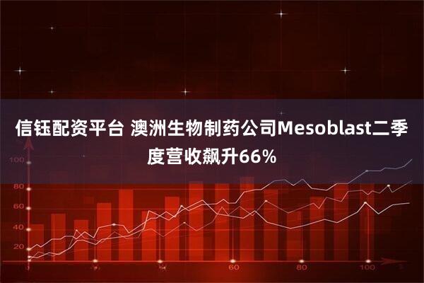 信钰配资平台 澳洲生物制药公司Mesoblast二季度营收飙升66%