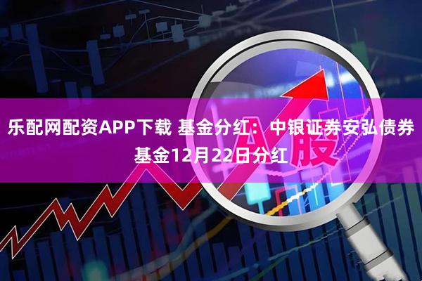乐配网配资APP下载 基金分红：中银证券安弘债券基金12月22日分红