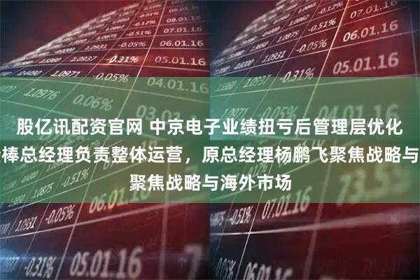 股亿讯配资官网 中京电子业绩扭亏后管理层优化：文真接棒总经理负责整体运营，原总经理杨鹏飞聚焦战略与海外市场
