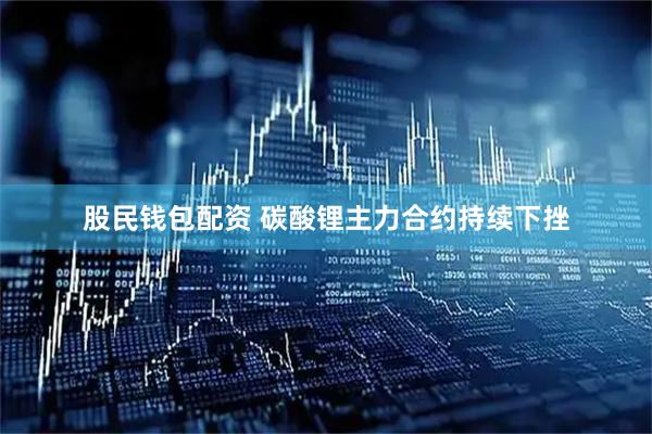股民钱包配资 碳酸锂主力合约持续下挫